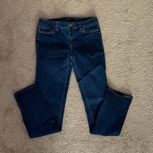 White House Black Market Dark Blue Straight Leg Pants